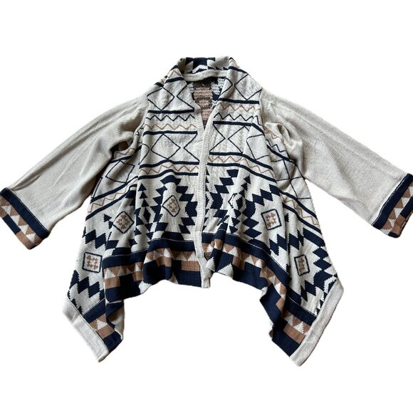 Nordstrom Waterfall Tribal/Aztec Cardigan (NEW) - Picture 1 of 13